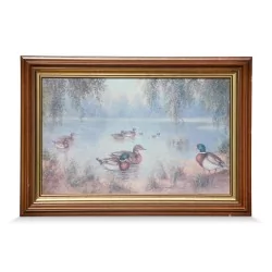 作品《河边的鸭子》