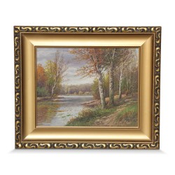 Ein Werk \"Riverside\" von Surès