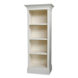 Un meuble de rangement en sapin bois peint