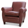 皮革俱乐部椅，英国 - Moinat - 扶手椅