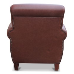 Fauteuil Club en cuir, Angleterre