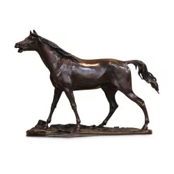 A bronze sculpture signed PJ Mêne 1866