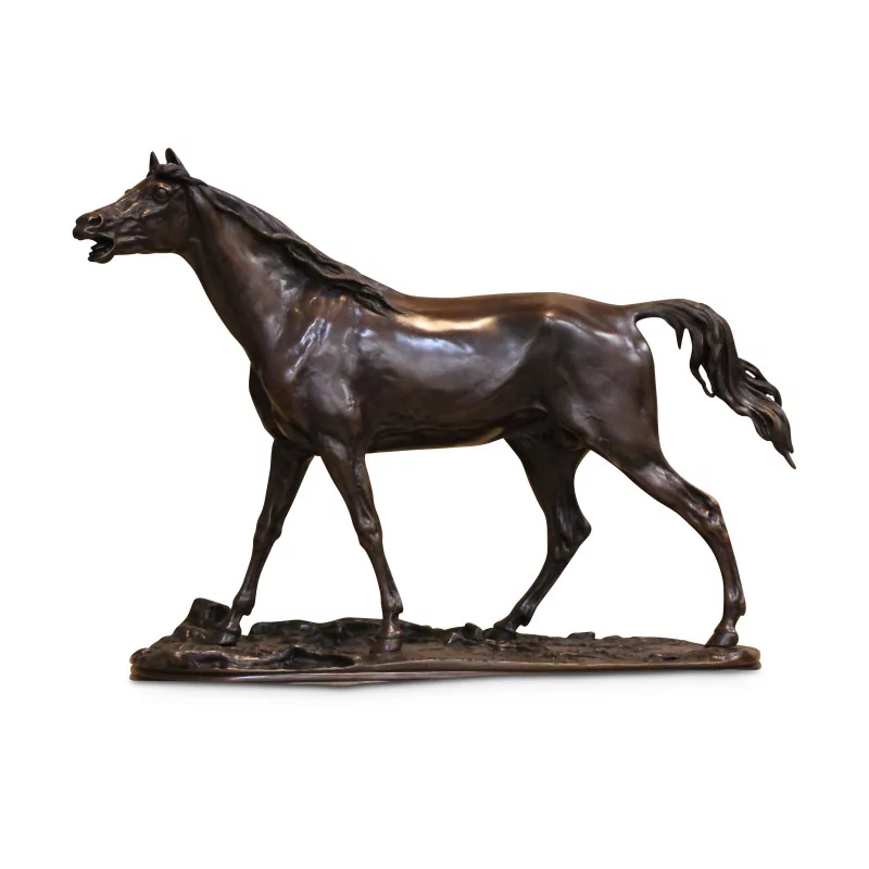 Une sculpture en bronze signé PJ Mêne 1866 - Moinat - Bronzes