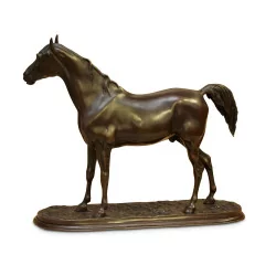 A bronze sculpture signed GM Mêne