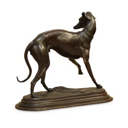 Une sculpture en bronze signé A. Barye Fils