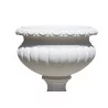 Eine Medici-Vase aus rekonstituiertem weißem Stein - Moinat - Urnen, Vasen