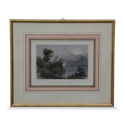 Ein Werk „Schloss von Chillon, bei Mondschein“