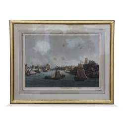 Une oeuvre "Marine" signé L. Garneray