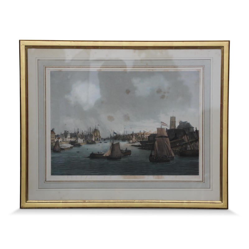 Une oeuvre "Marine" signé L. Garneray - Moinat - Gravures