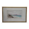 A work \"The Bay of Angels\". Nice. France. - Moinat - Prints, Reproductions