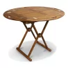 A “Bateau” coffee table in walnut-tinted rubberwood - Moinat - Coffee tables