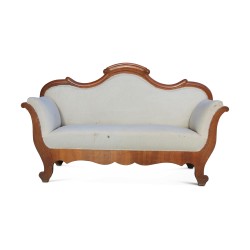 Ein Louis-Philippe-Sitz aus Walnussholz