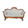 A Louis Philippe seat in walnut - Moinat - Sofas