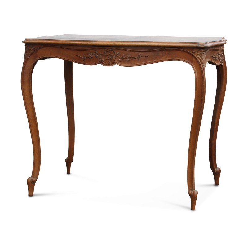 A richly carved walnut writing table - Moinat - Bridge tables, Changer tables
