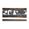 Ein Gartensitz aus Aluminium und Holz für Kinder - Moinat - Sièges, Bancs, Tabourets