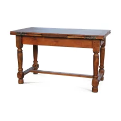 A Louis XIII dining room table in cherry wood