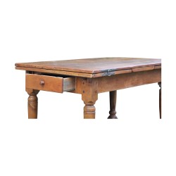 A Louis XIII dining room table in cherry wood