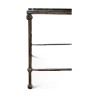 A pair of bronze end tables, glass top - Moinat - End tables, Bouillotte tables, Bedside tables, Pedestal tables