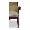 一对来自 Yverdon 的压花胡桃木座椅 - Moinat - 扶手椅