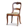 一套来自 Yverdon 的压花胡桃木座椅 - Moinat - 椅子