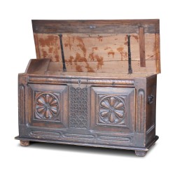 A Thierrens chest in walnut. Swiss