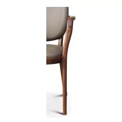 Современное кресло из орехового дерева, итальянский дизайн