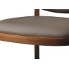 Modern walnut armchair, Italian design - Moinat - Armchairs