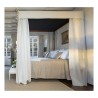 A canopy bed in mahogany wood - Moinat - Bed frames
