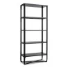 A “Monfort” storage unit, black color - Moinat - Bookshelves, Bookcases, Curio cabinets, Vitrines