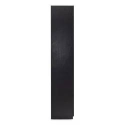 An oak shelf, black color