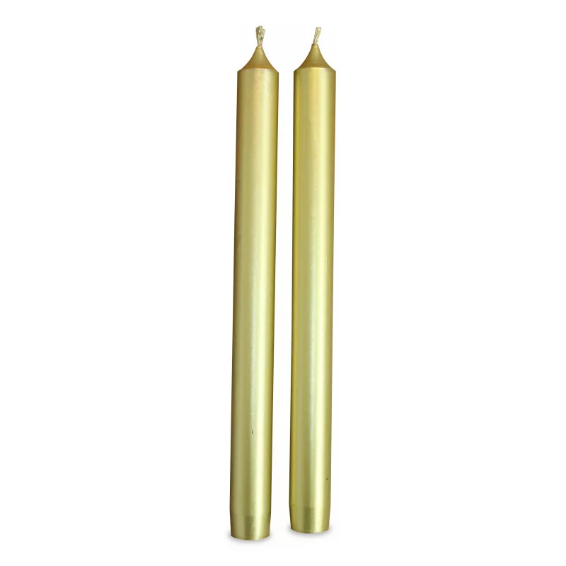 A pair of “Gold” candles - Moinat - Decorating accessories
