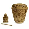 A richly carved ivory bottle - Moinat - Decorating accessories
