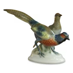 A “Couple of Pheasants” work in Saxony porcelain