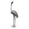 A bronze “Crane” antique color - Moinat - Bronzes