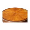 Une table à jeux circulaire en acajou et bois de placage - Moinat - Tables à jeux, Tables d’échangeur