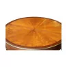 Une table à jeux circulaire en acajou et bois de placage - Moinat - Tables à jeux, Tables d’échangeur