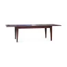 An oak dining room table with extension. French artisanal work - Moinat - Dining tables