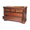 A richly molded walnut storage unit, five drawers - Moinat - Chests of drawers, Commodes, Chifonnier, Chest of 7 drawers