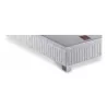 An “Omega Spring” box spring and a set of 4 wooden square legs, height 15 cm - Moinat - Bed bases