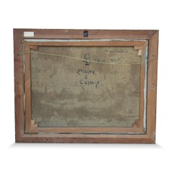 A work \"River\" signed Louis Baudit