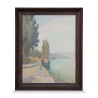 作品《Bord du lac et quai》署名 Charles Parisod - Moinat - 画 - 景观