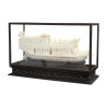 An ornately carved ivory boat sculpture - Moinat - Decorating accessories