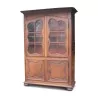 A richly molded walnut display case / sideboard. Geneva - Moinat - Bookshelves, Bookcases, Curio cabinets, Vitrines