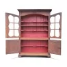 造型丰富的胡桃木展示柜/餐边柜。日内瓦 - Moinat - 书架, 书柜, 橱窗