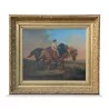 A work “The child on horseback” signed Théodore Fort - Moinat - Painting - Miscellaneous