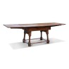 Une table de salle à manger en chêne, noyer et cerisier - Moinat - Tables de salle à manger