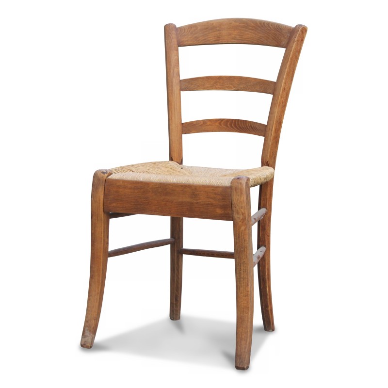 Une chaise paillée - Moinat - Chaises