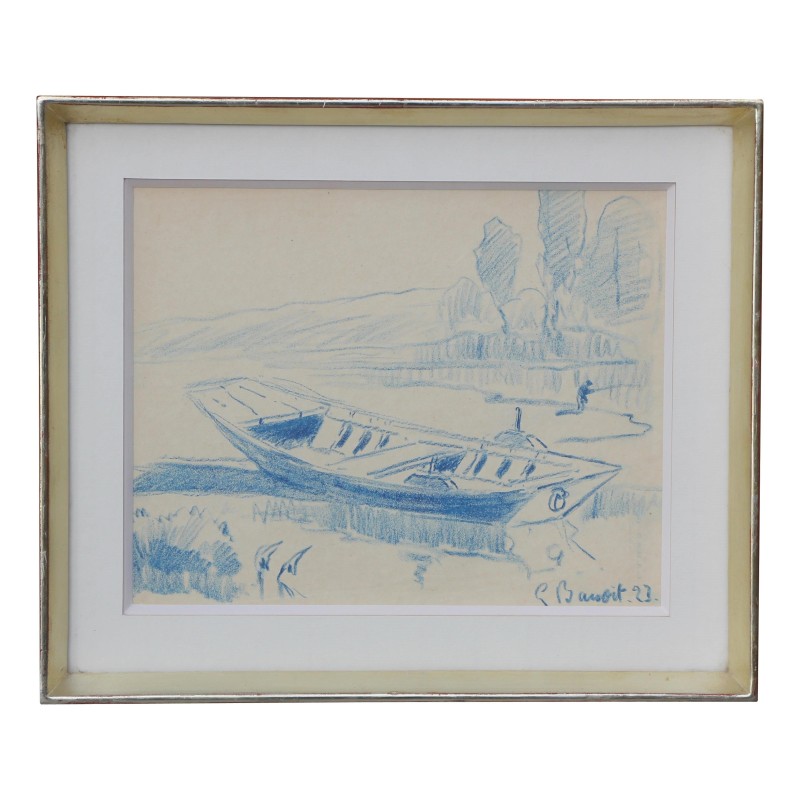 画作“一艘船”,署名路易斯·埃梅迪·博迪(Louis Emédée Baudit,1870-1960 年) - Moinat - 画 - 各种的 画作“一艘船”,署名路易斯·埃梅迪·博迪(Louis Emédée Baudit,1870-1960 年) - Moinat - 画 - 各种的