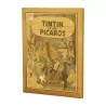 A richly inlaid wood painting \"Tintin and the Picaros\" - Moinat - Decorating accessories