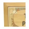 A richly inlaid wood painting \"Tintin and the Picaros\" - Moinat - Decorating accessories